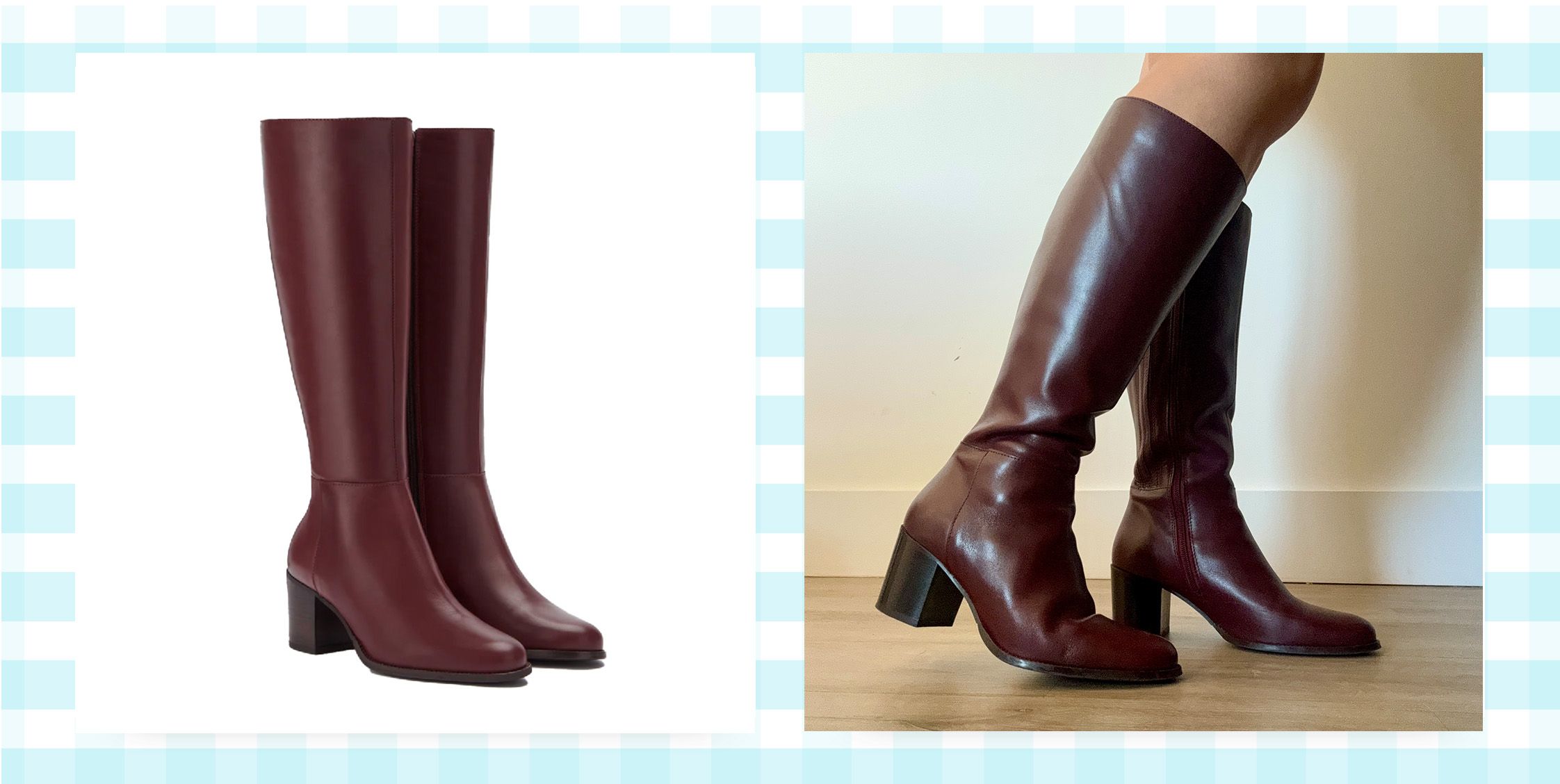 Fashion riding boots for plus size calves