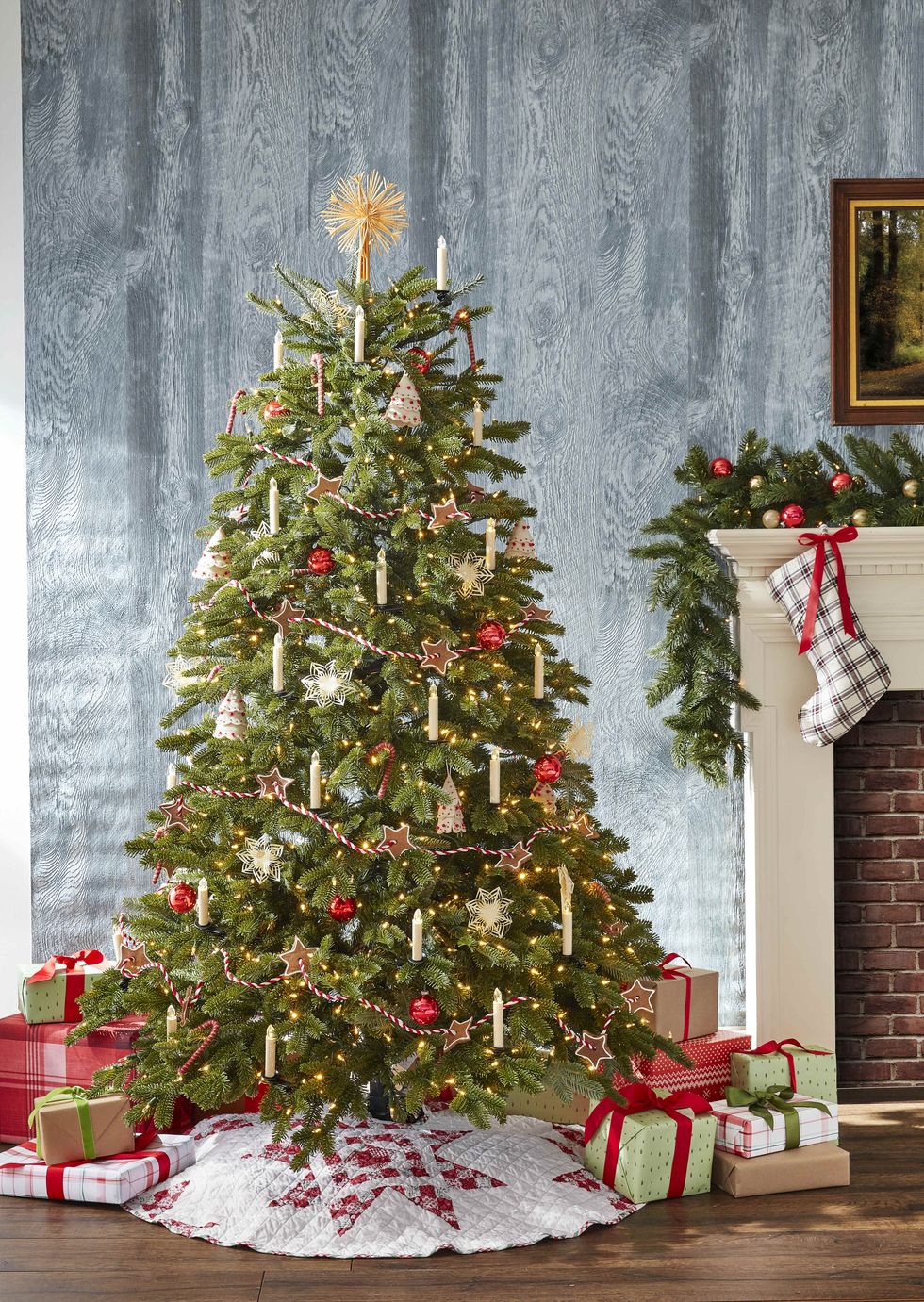 Christmas Tree Topper. Straw Art. Scandinavian Ornament. Rustic Christmas  Star. Festive Decor Tree. Gift Natural for Xmas. 