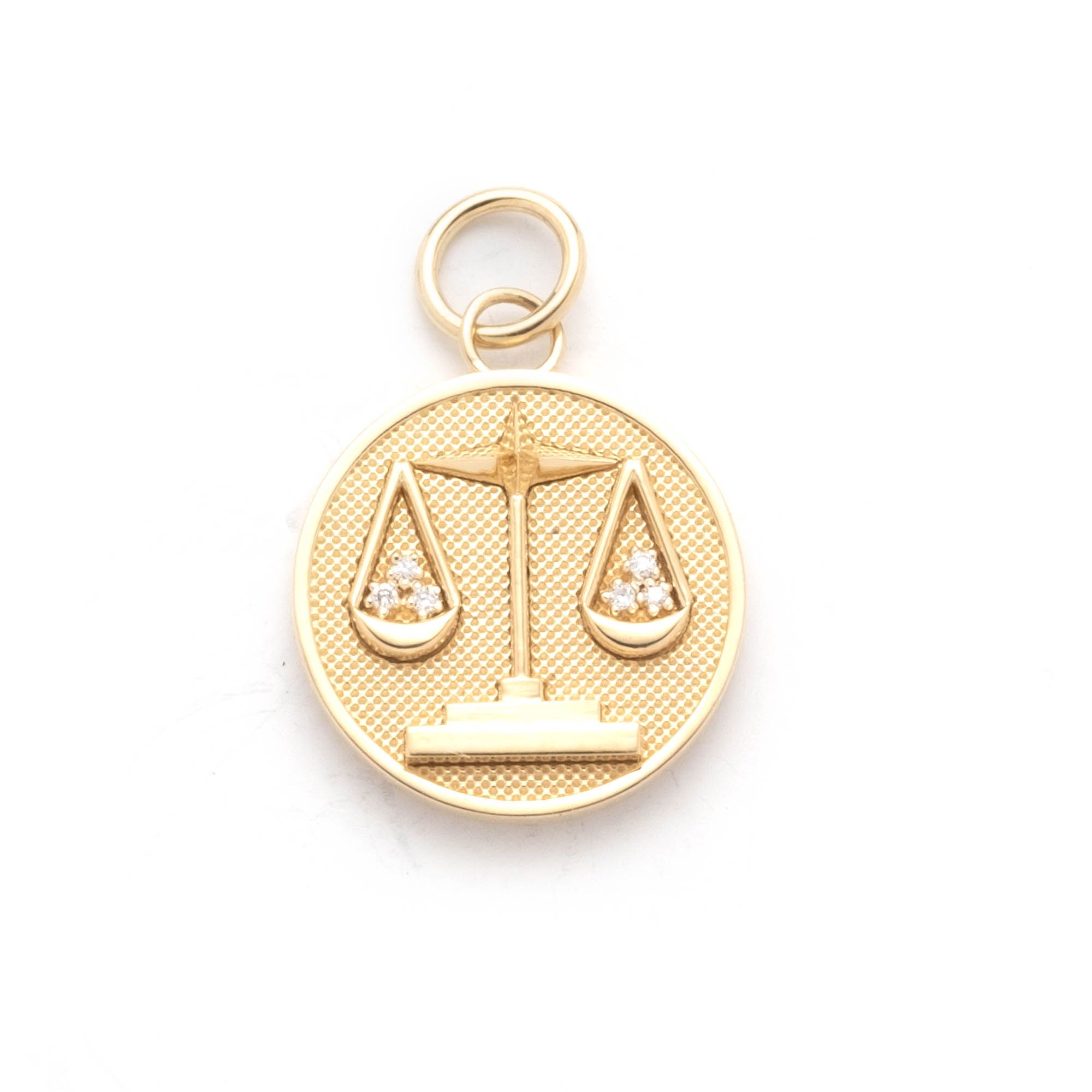 Cosmic Babe Collection Libra Zodiac Glyph Necklace