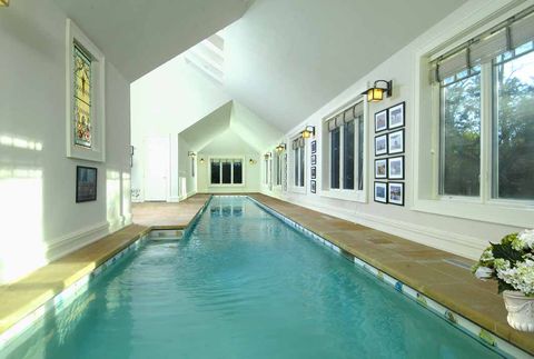 Swimming pool, Property, Building, House, Room, Real estate, Home, Estate, Pool, Interior design, 