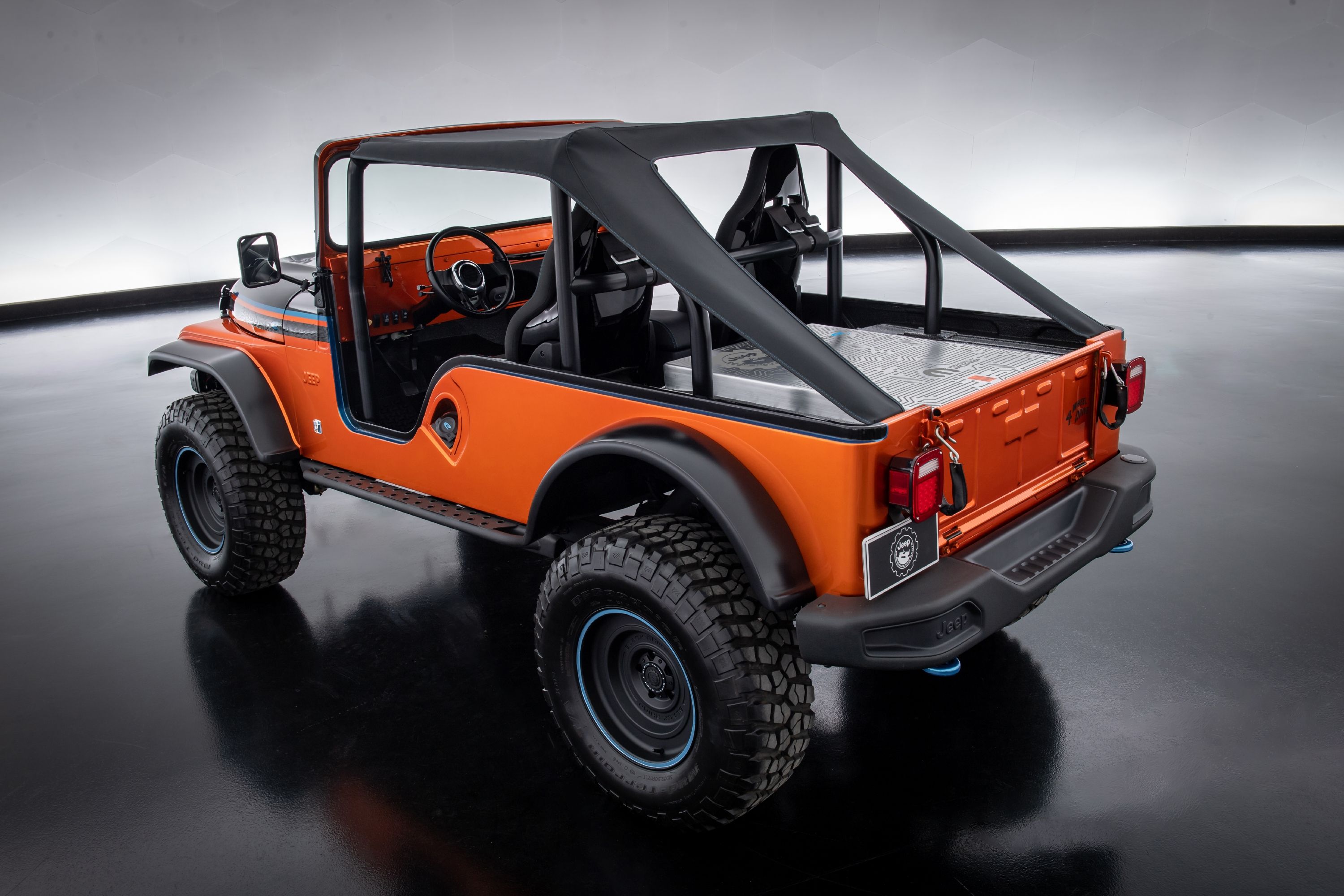 Jeep CJ Surge Concept: Do SEMA Customizers Dream of Electric Jeeps?