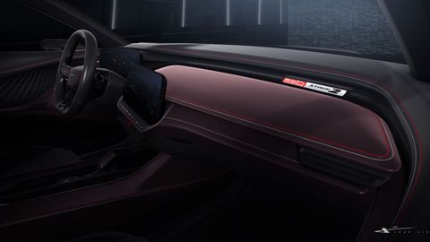 Dodge Charger Daytona EV Concept Back for SEMA in Bright Red