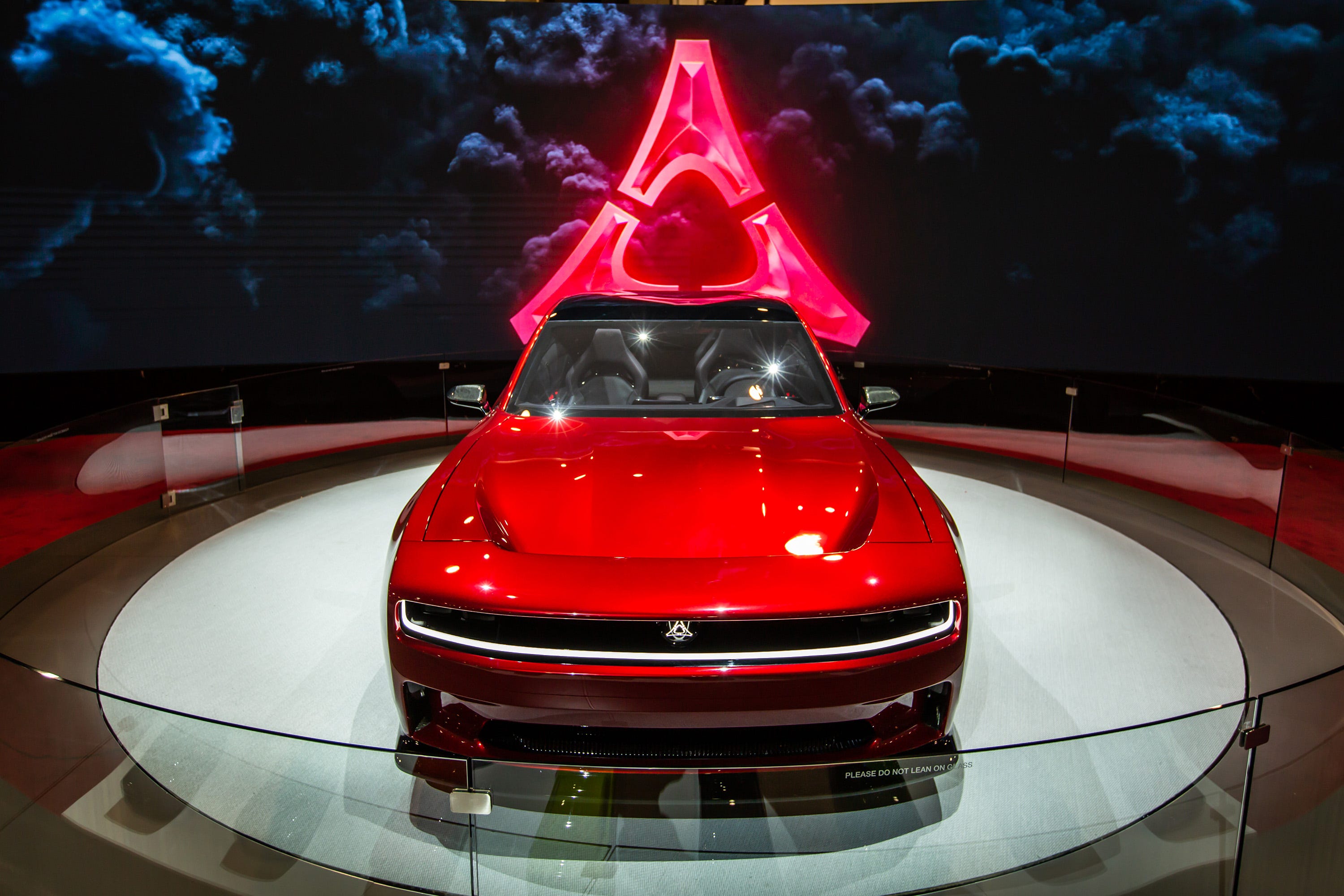 Dodge Charger Daytona EV Idea Again For SEMA In Vibrant Crimson 