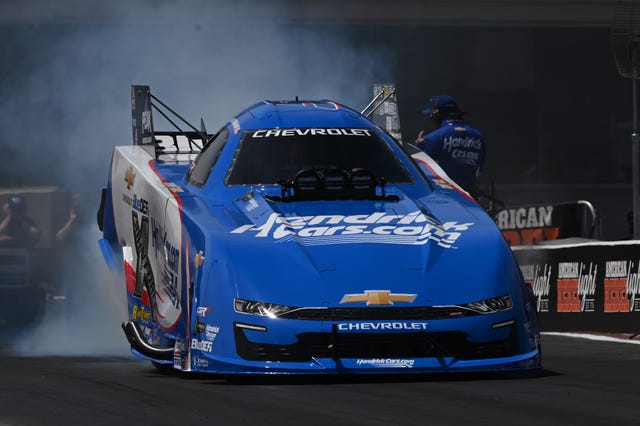 NHRA Funny Car Driver Jack Beckman Hits the Wall in Semifinal Scare at New England
