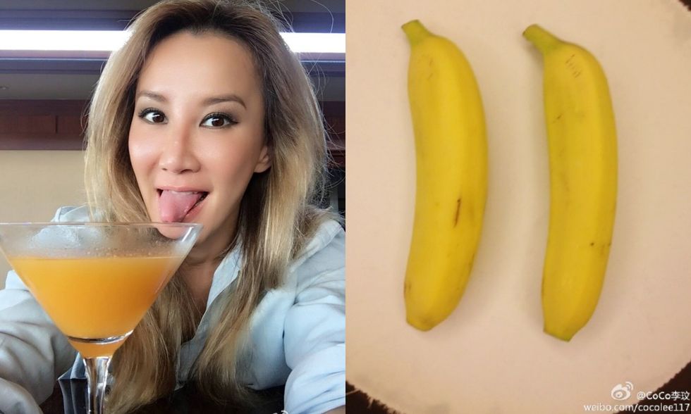 coco李玟香蕉餐