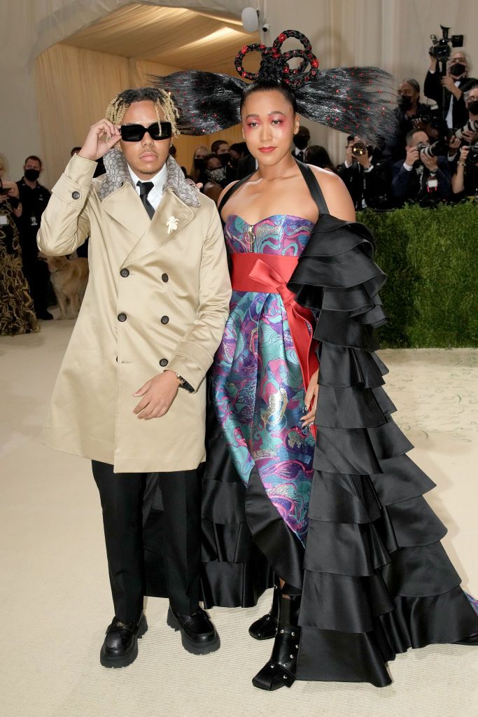 Naomi Osaka and Cordae at the Met Gala 2021