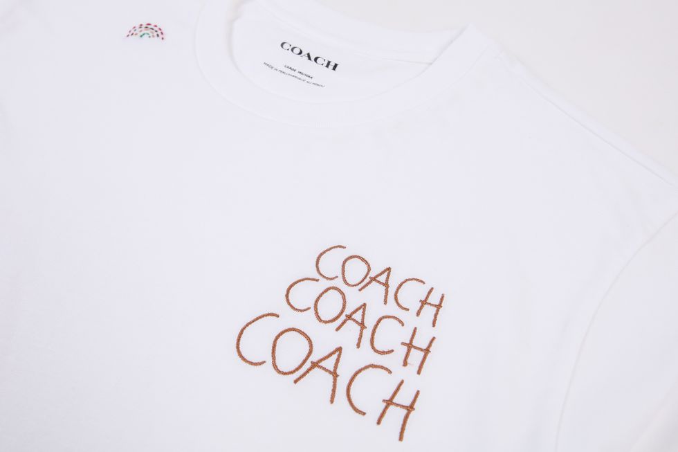 coach forever系列限定刺繡客製化服務 陳庭妮專屬tshirt