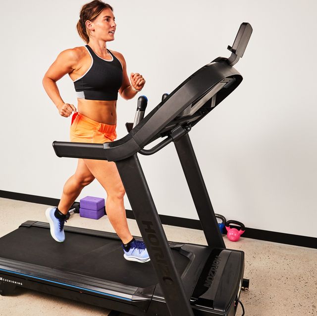 a person working out on a treadmill