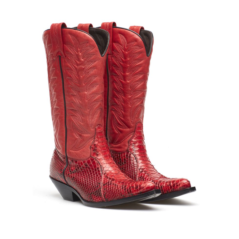 Footwear, Boot, Red, Cowboy boot, Shoe, Rain boot, Riding boot, Durango boot, Brown, Knee-high boot, 
