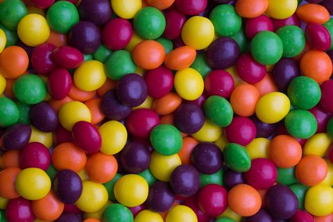 coated multicolored candy