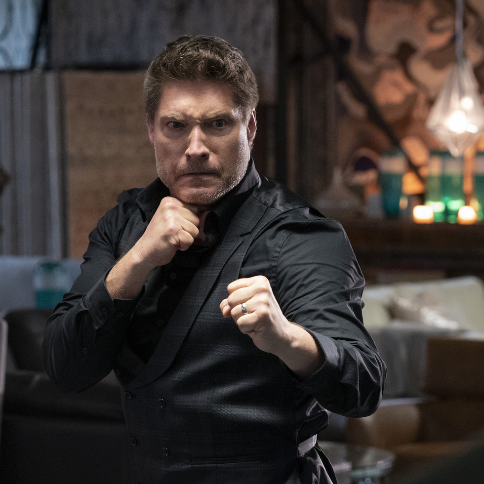 cobra kai sean kanan as mike barnes in cobra kai cr curtis bonds bakernetflix © 2022