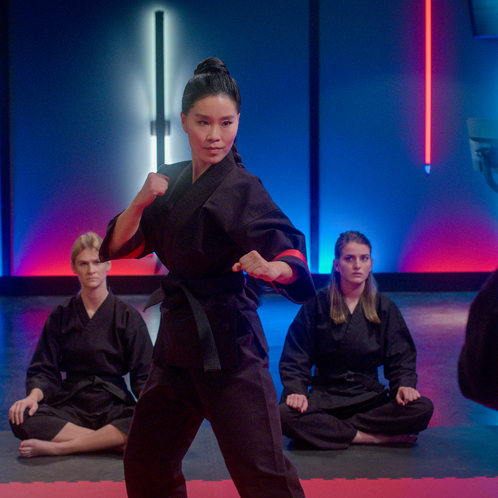 alicia hannah kim as kim da eun in cobra kai season 5