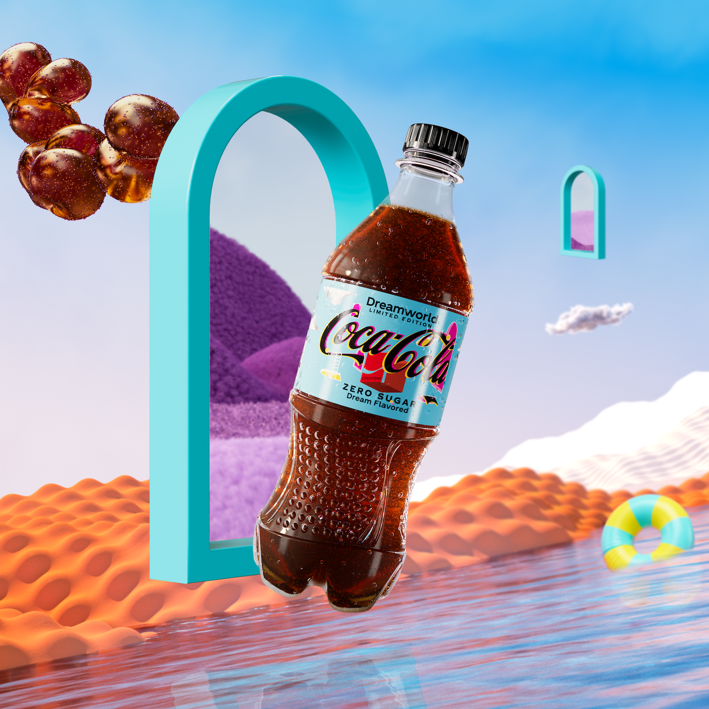 Nervesammenbrud retfærdig Lure Coca-Cola's New Dreamworld Flavor Is 'Surrealism' In Soda Form