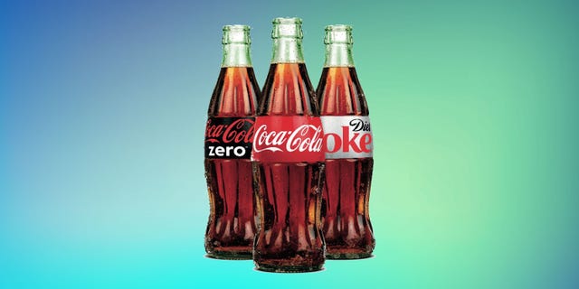 Coca-cola, Bottle, Cola, Drink, Non-alcoholic beverage, Product, Soft drink, Glass bottle, Coca, Carbonated soft drinks, 