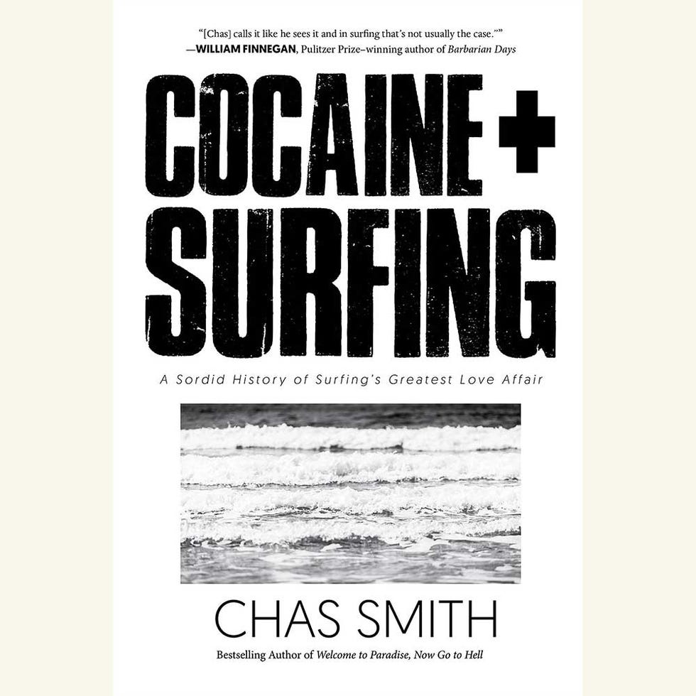 cocaine and surfing, chas smith
