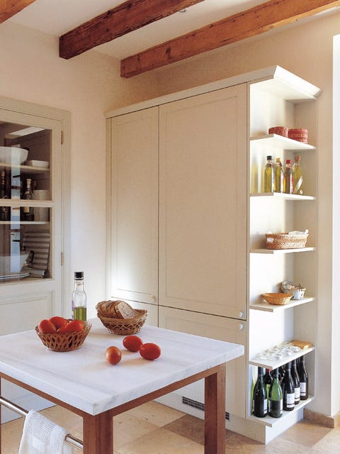 Room, Wood, Interior design, Table, Shelving, Shelf, Furniture, Wall, Ceiling, Home, 