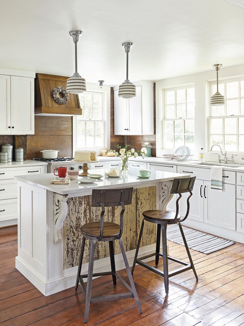 cocina con isla central