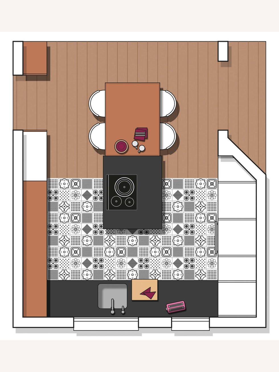 Plano de la cocina