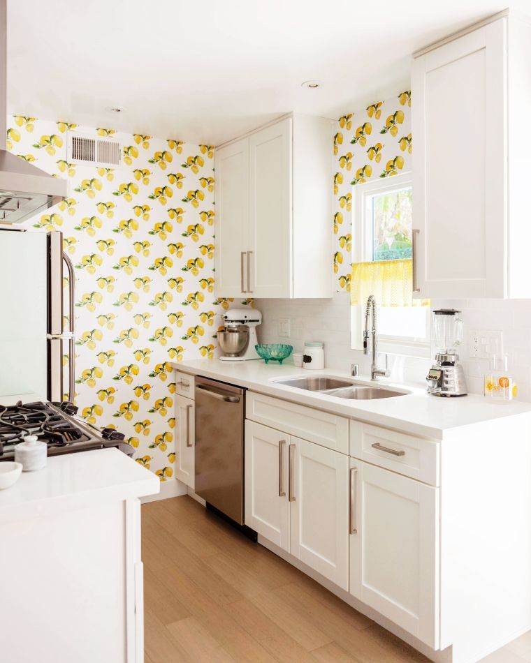 Papel pintado en la cocina: todas las FOTOS con ideas, consejos