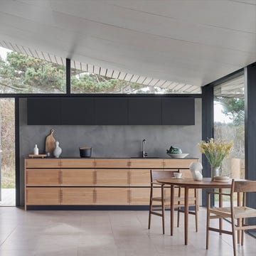 Cocina de diseño danés realizada en roble con office cocina de diseño danés realizada en roble con office