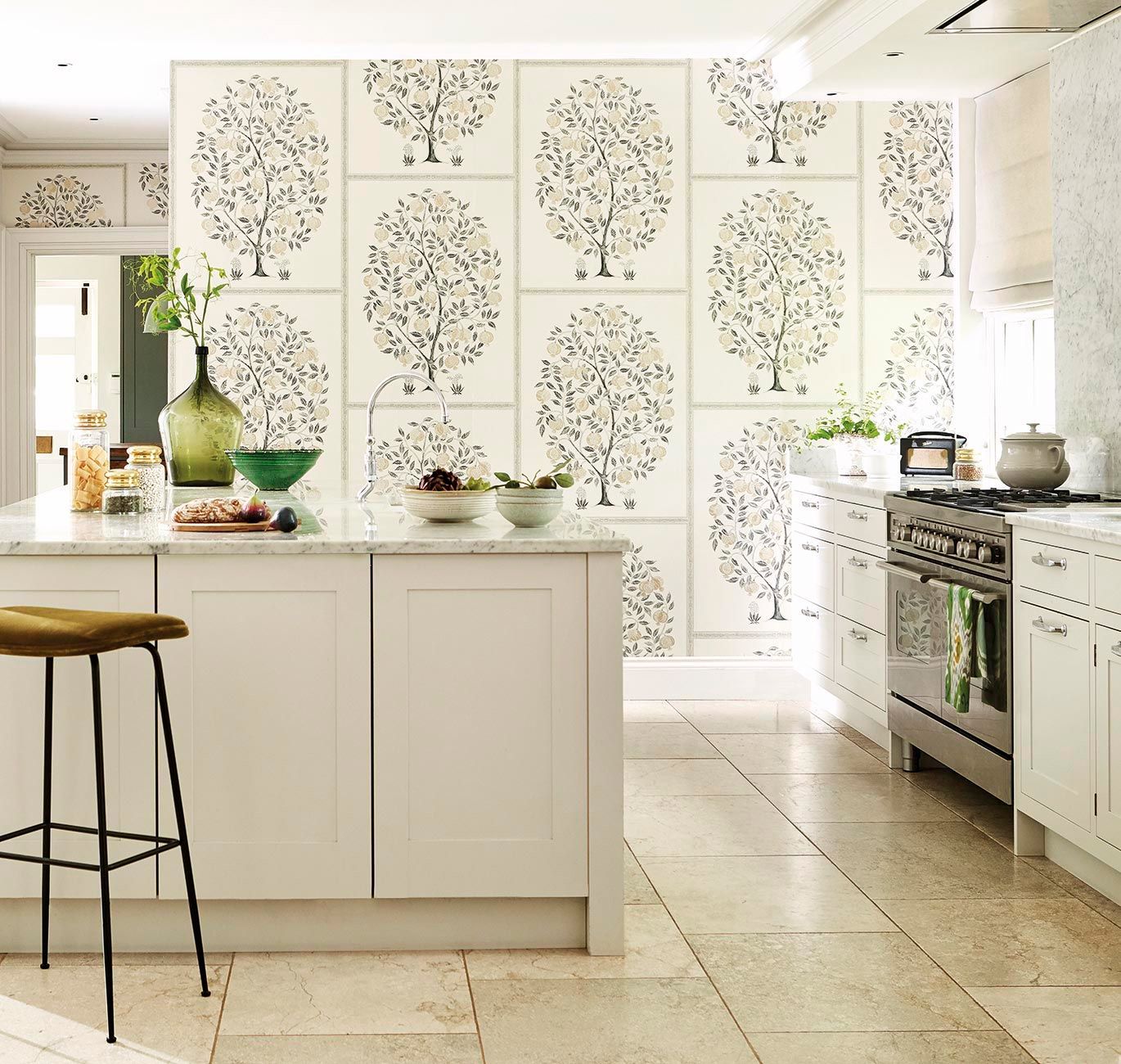 Las mejores 53 ideas de papel pintado cocina  papel pintado cocina,  decoración de unas, papel pintado