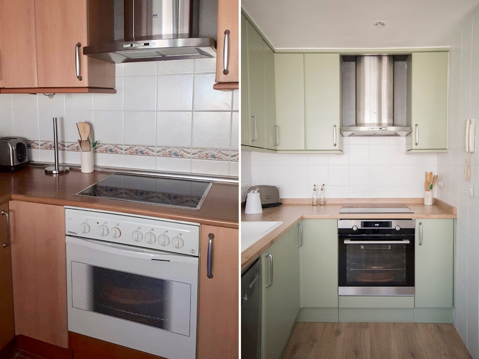 cocina reformada sin obra