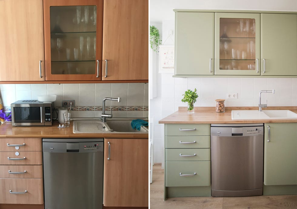 cocina reformada sin obra