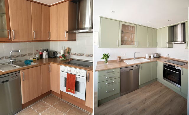 cocina reformada sin obra