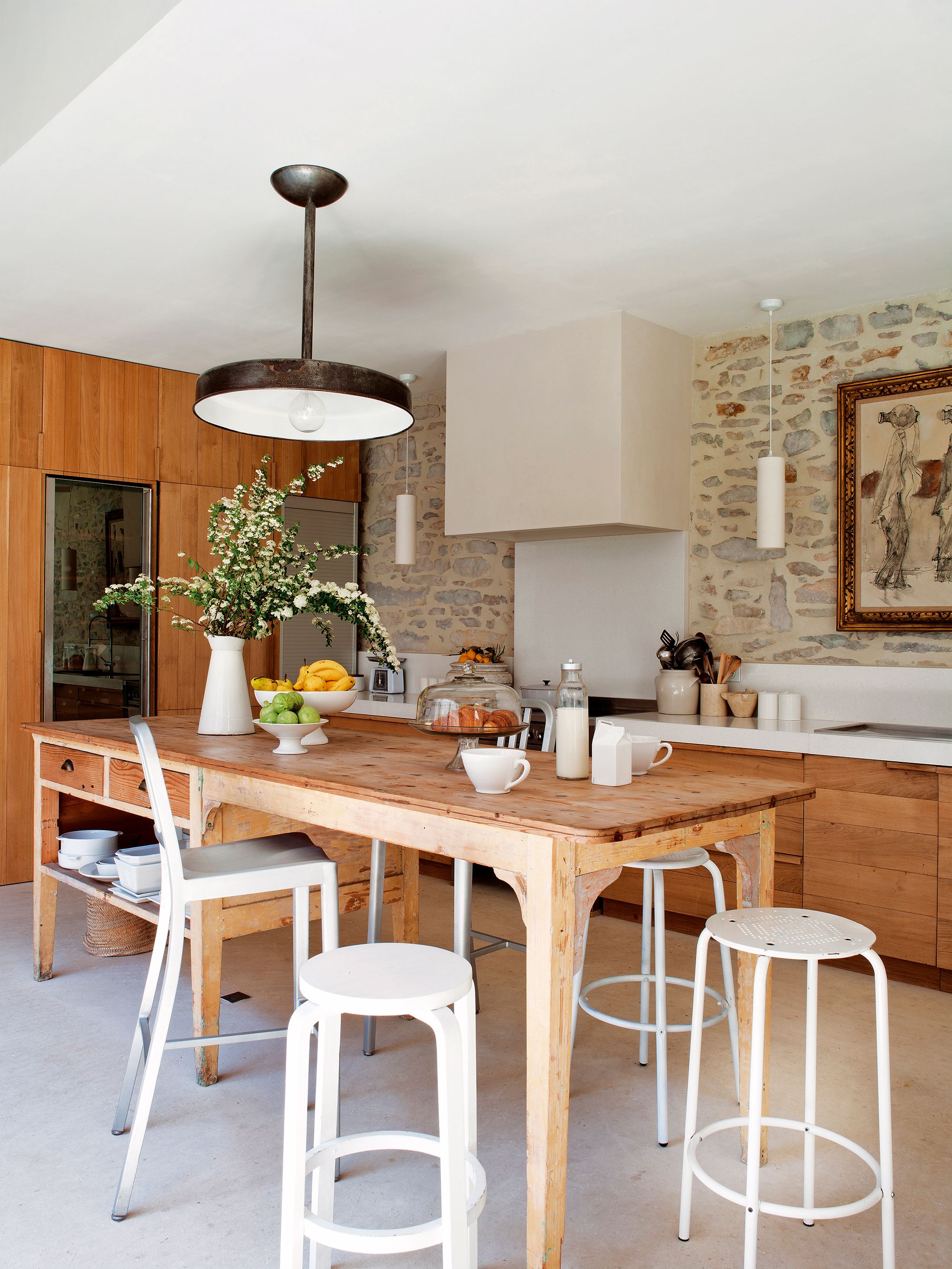 isla cocina con barra madera - Buscar con Google  Kitchen bar design,  Modern kitchen island, Modern kitchen bar