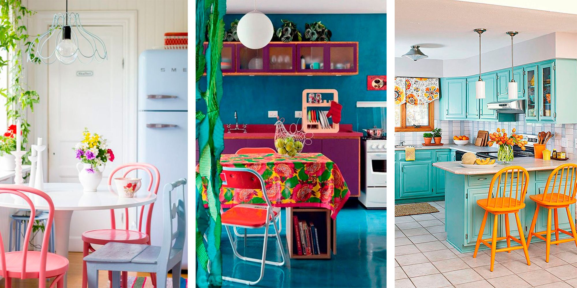 Cocinas de color - Colores en decoración