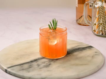 best cocktail recipes rosemary rose spritzer