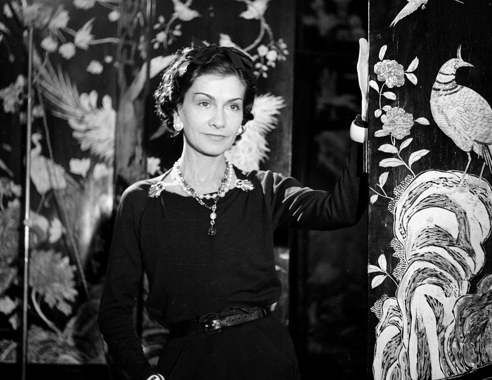 Coco Chanel, French top designer. Paris, 1937. LIP