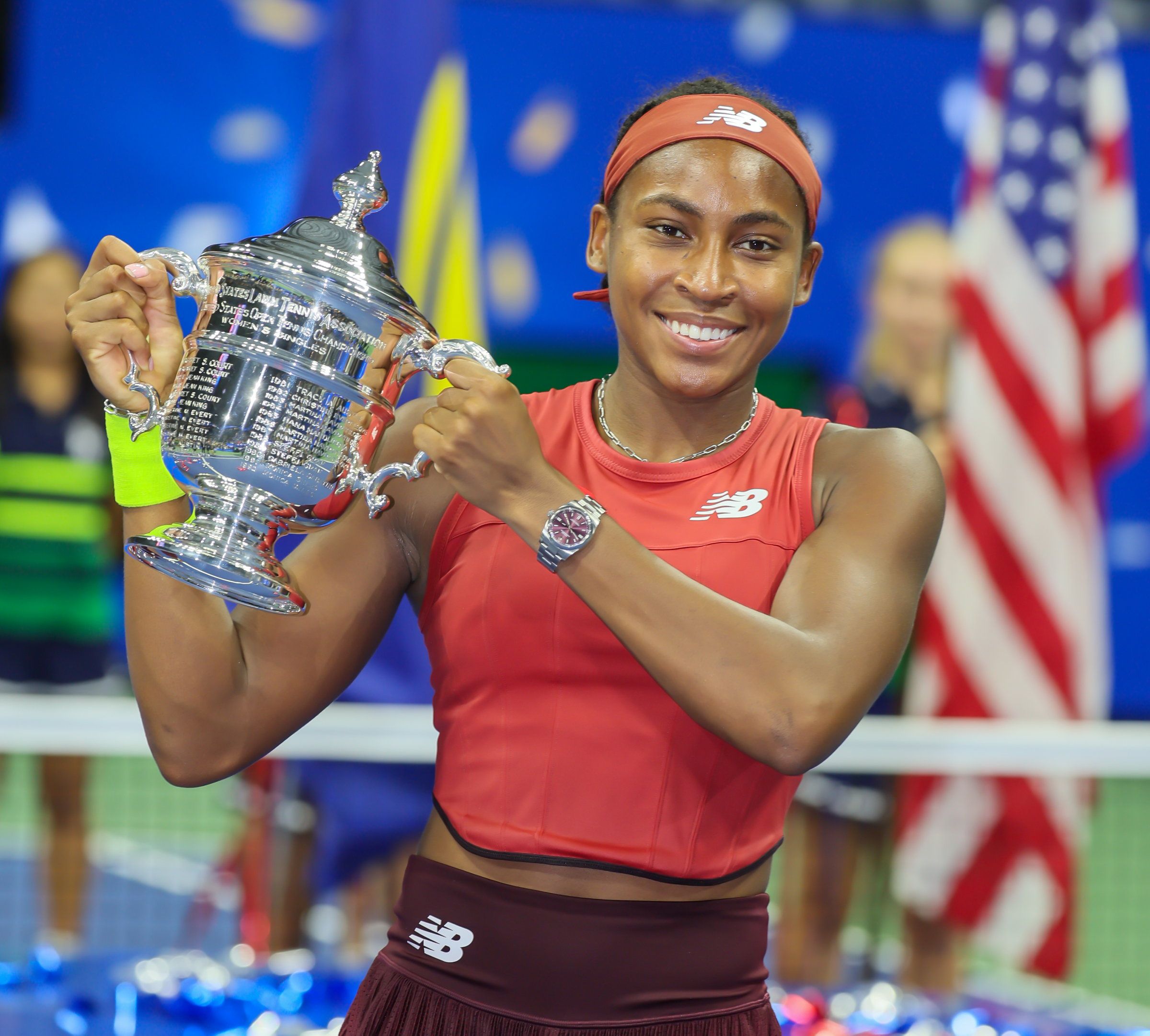 American tennis player Coco Gauff during the Italian open of tennis News  Photo - Getty Images