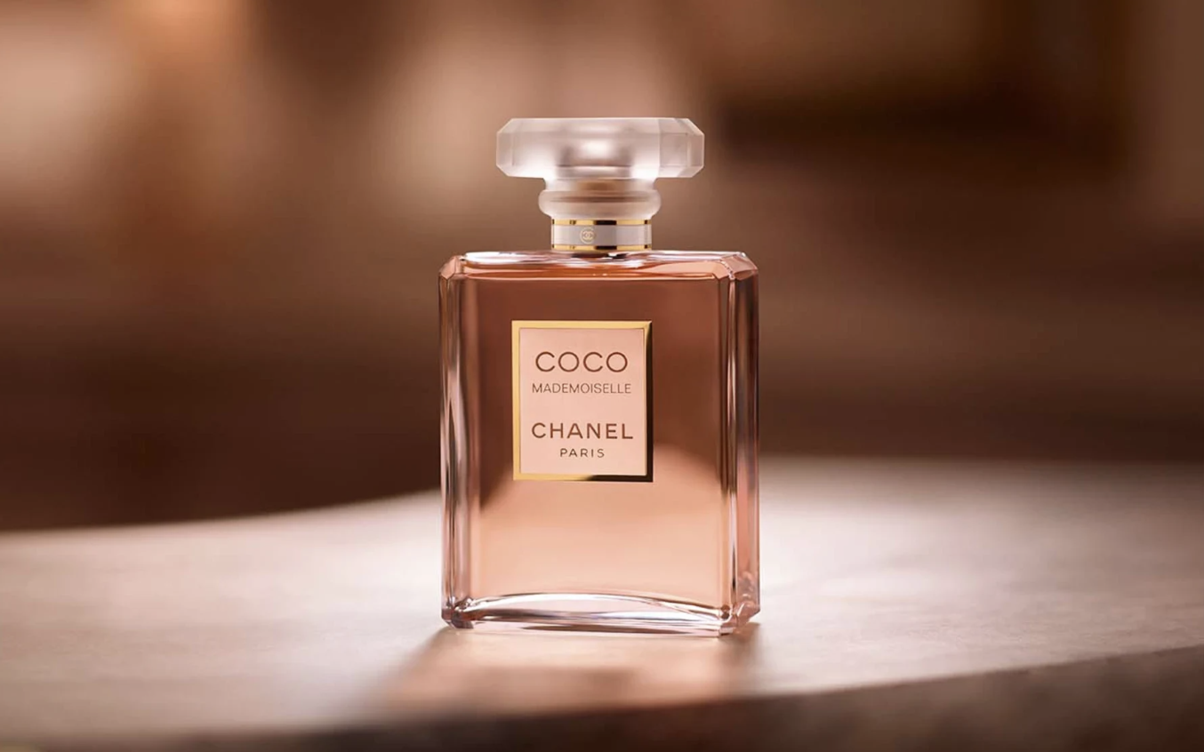 small bottle of coco chanel perfume