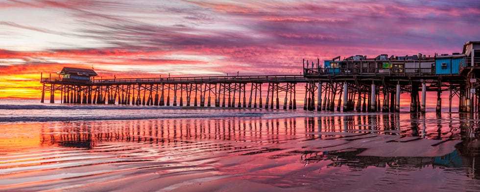 cocoa beach sunrise panorama