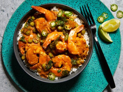 Coconut Curry Shrimp & Peas coconut curry shrimp peas