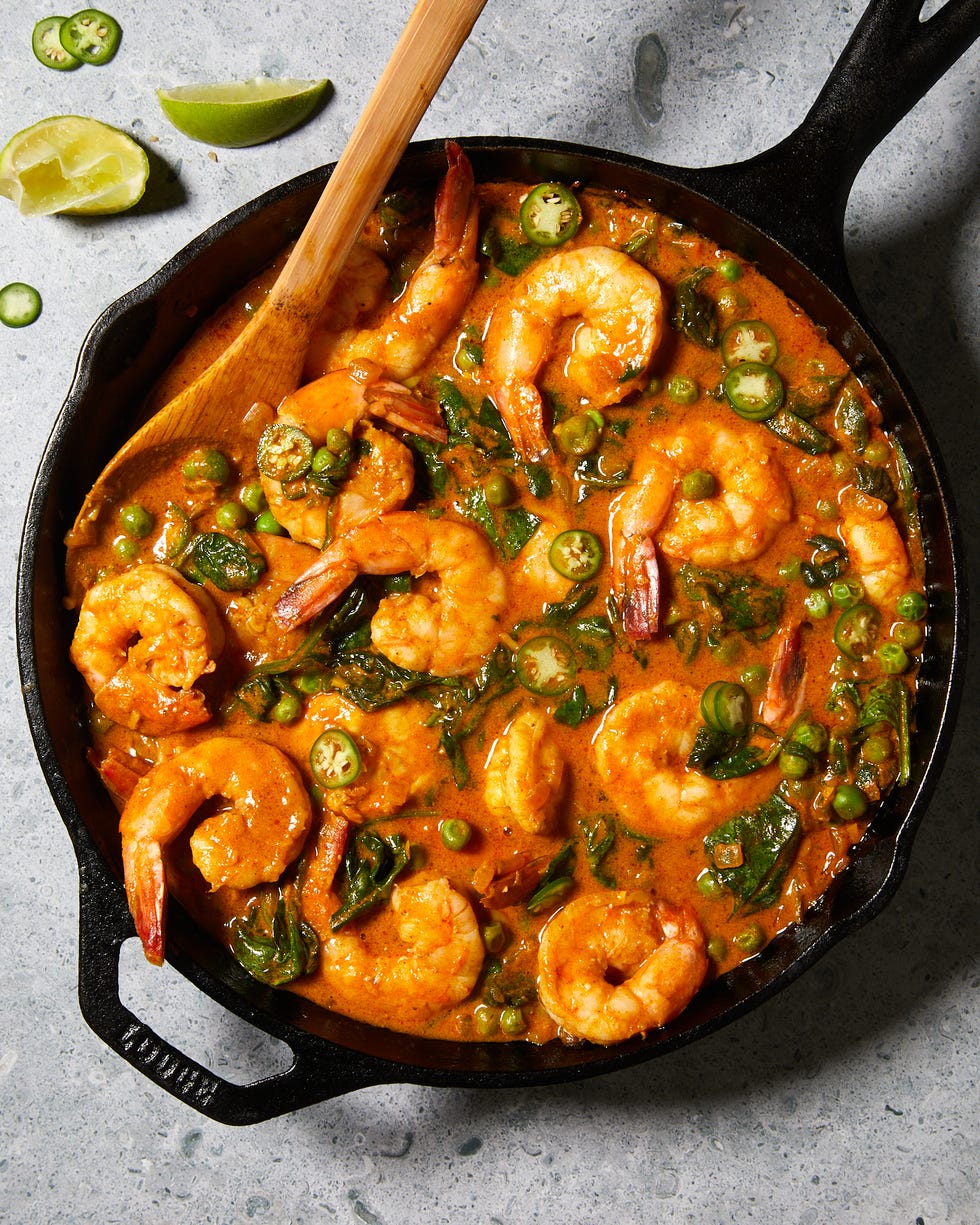 Best Coconut Curry Shrimp and Peas Recipe - How To Make Coconut Curry ...