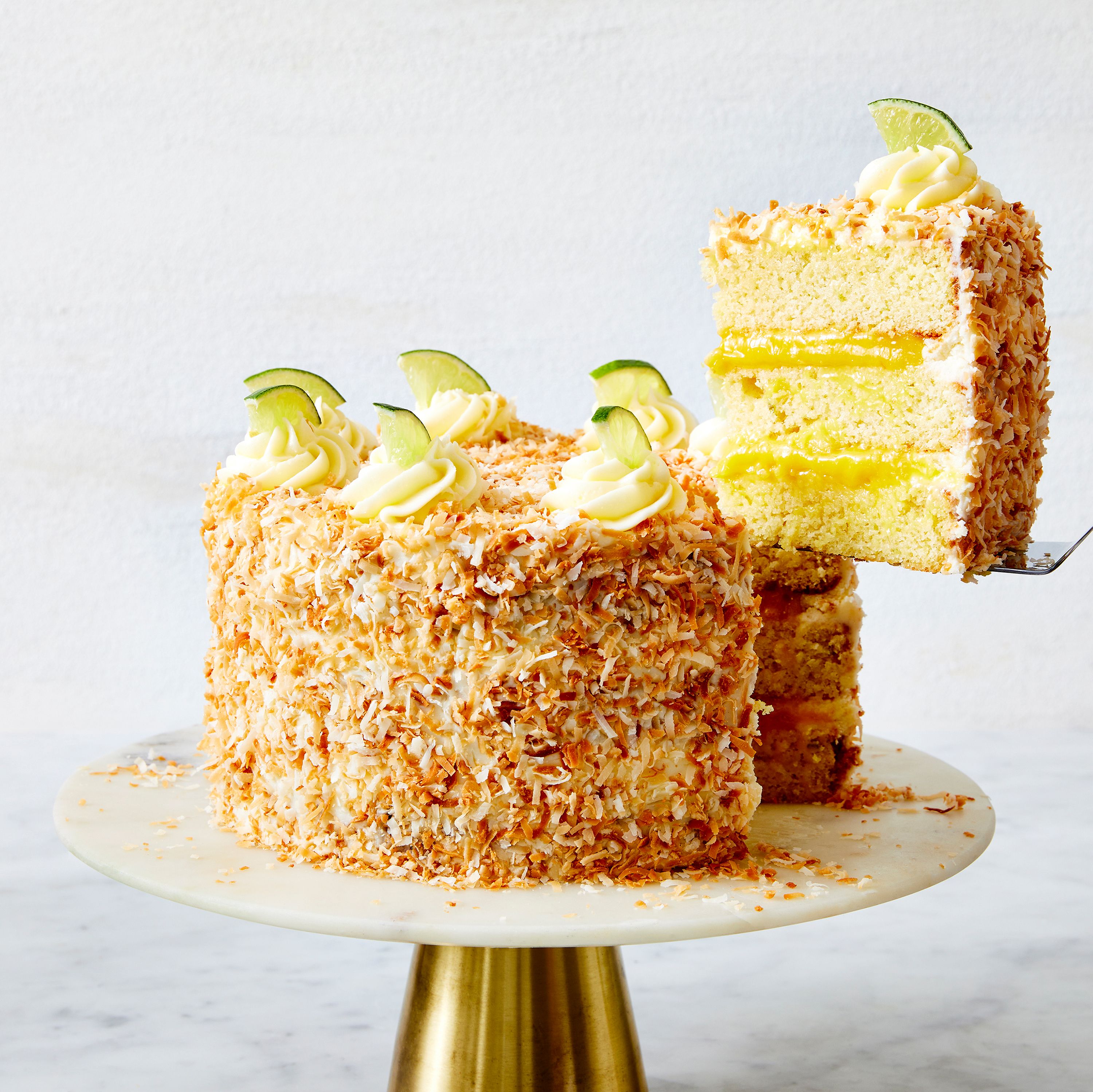 Best Coconut-Lime Layer Cake Recipe - How To Make Coconut-Lime Layer Cake
