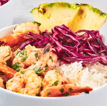 coconut lime shrimp bowls