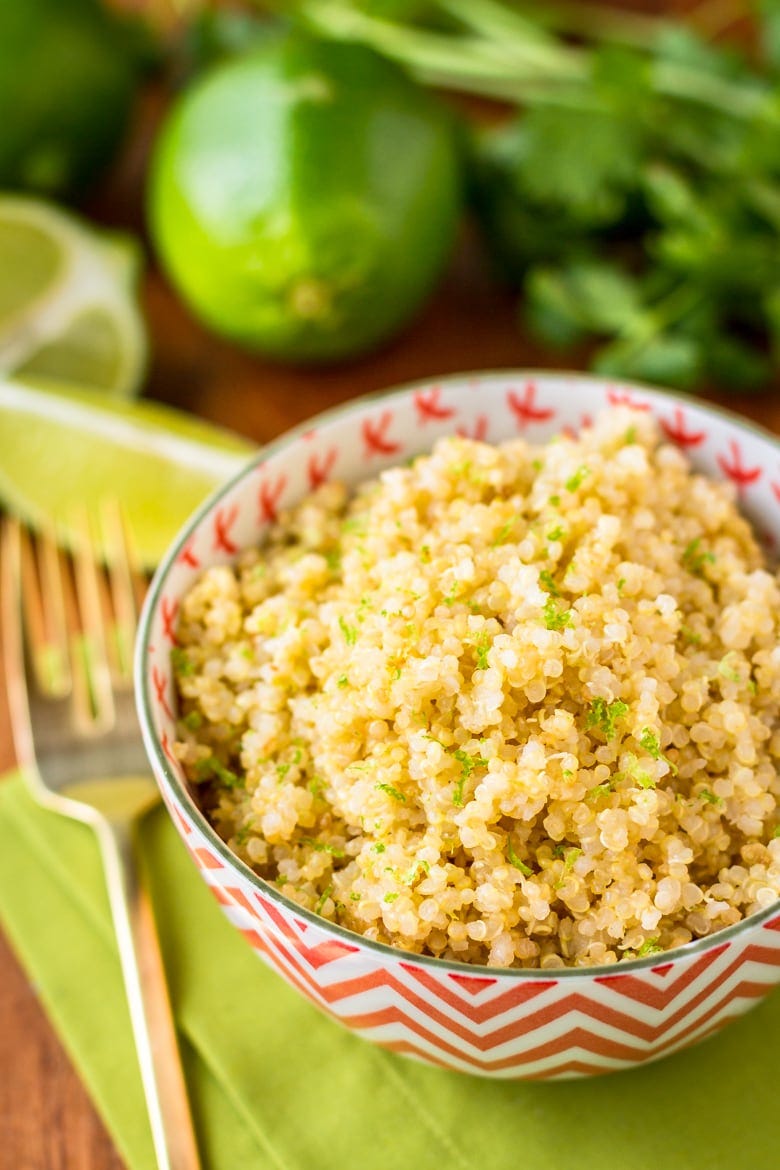 Coconut Quinoa with Lime Zest