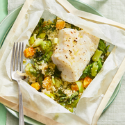cod with orange leek couscous recipe