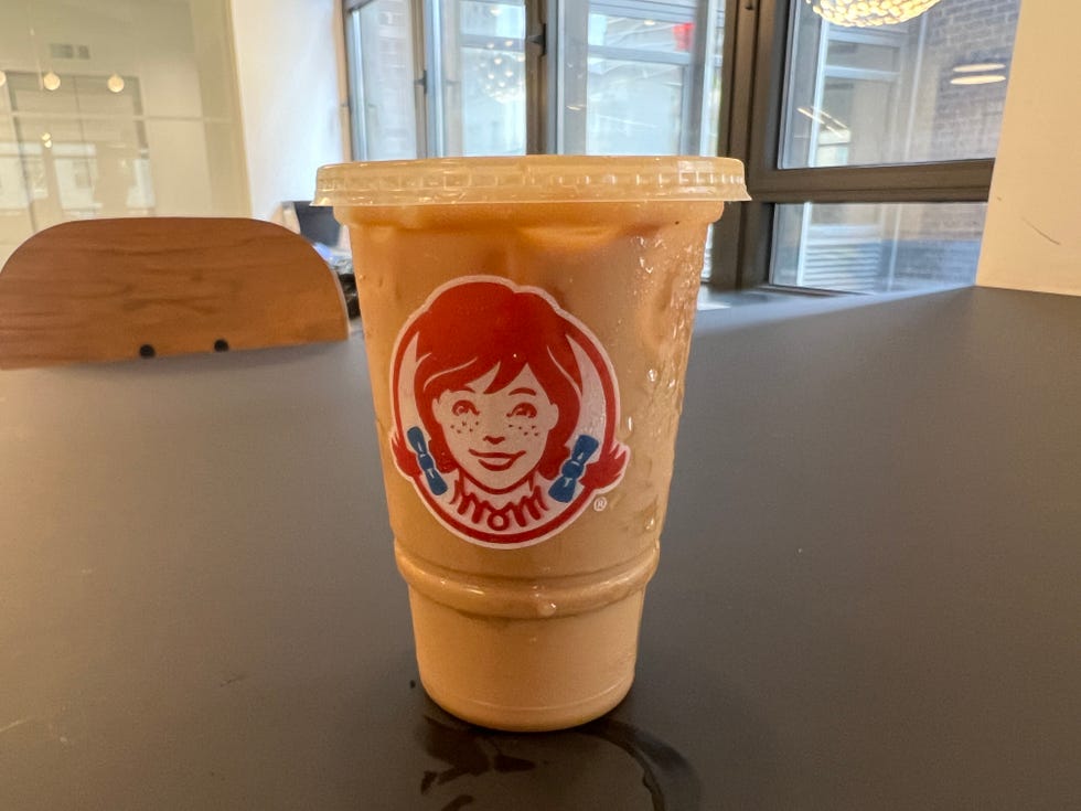wendy's chocolate frosty cream cold brew