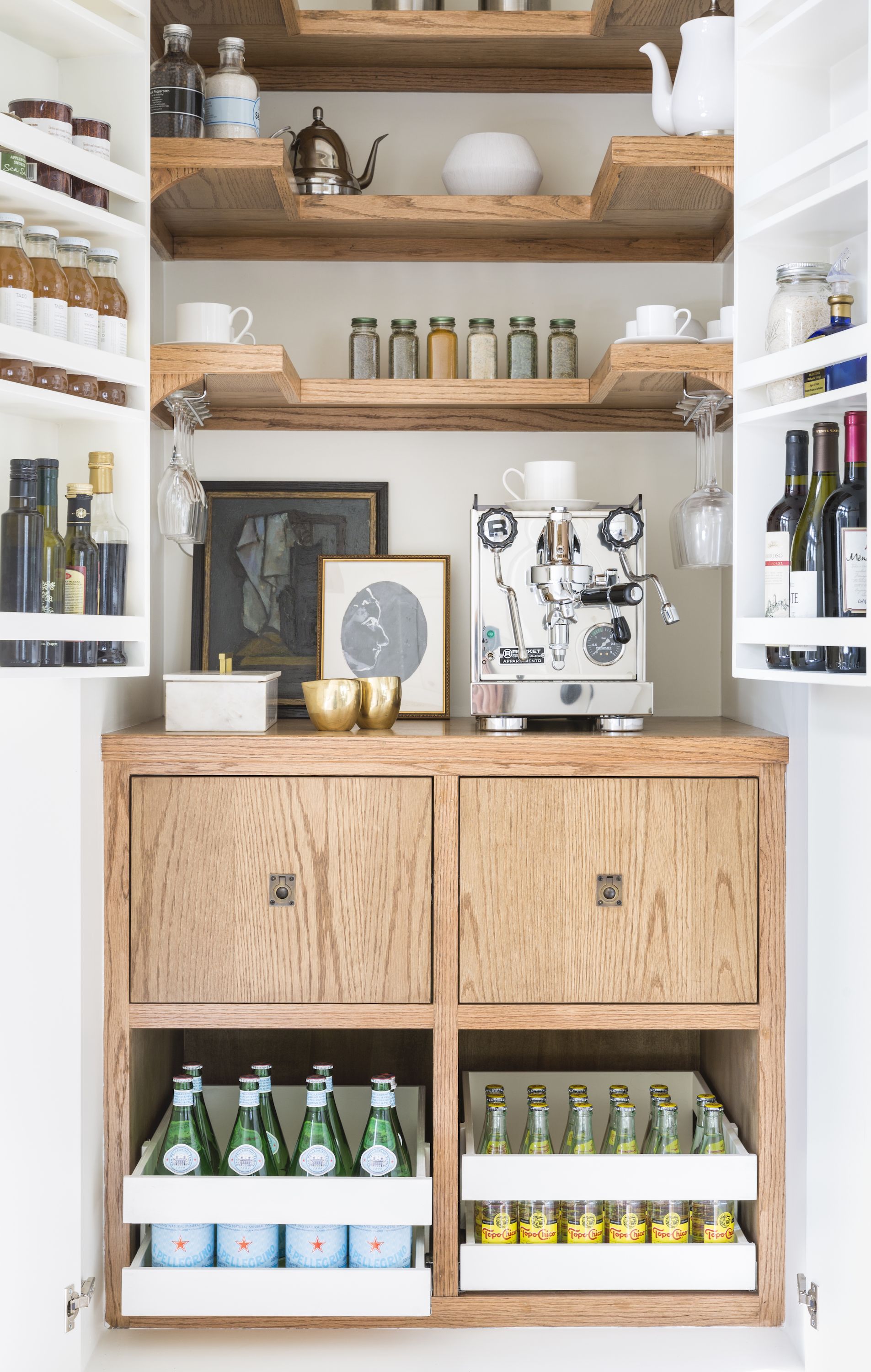 Coffee nook cabinet ideas discount