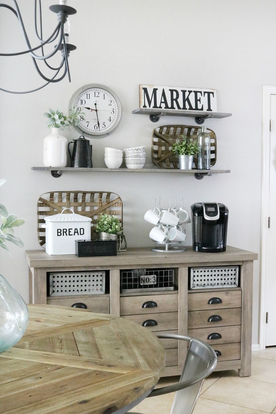 Coffee Bar Ideas: How to Create a Coffee Bar Area in Your Kitchen