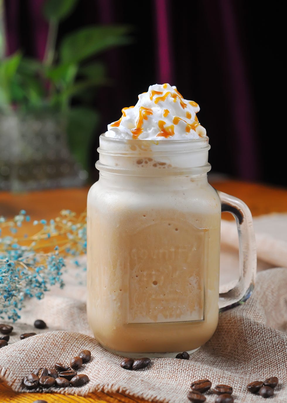 coffee caramel milkshake