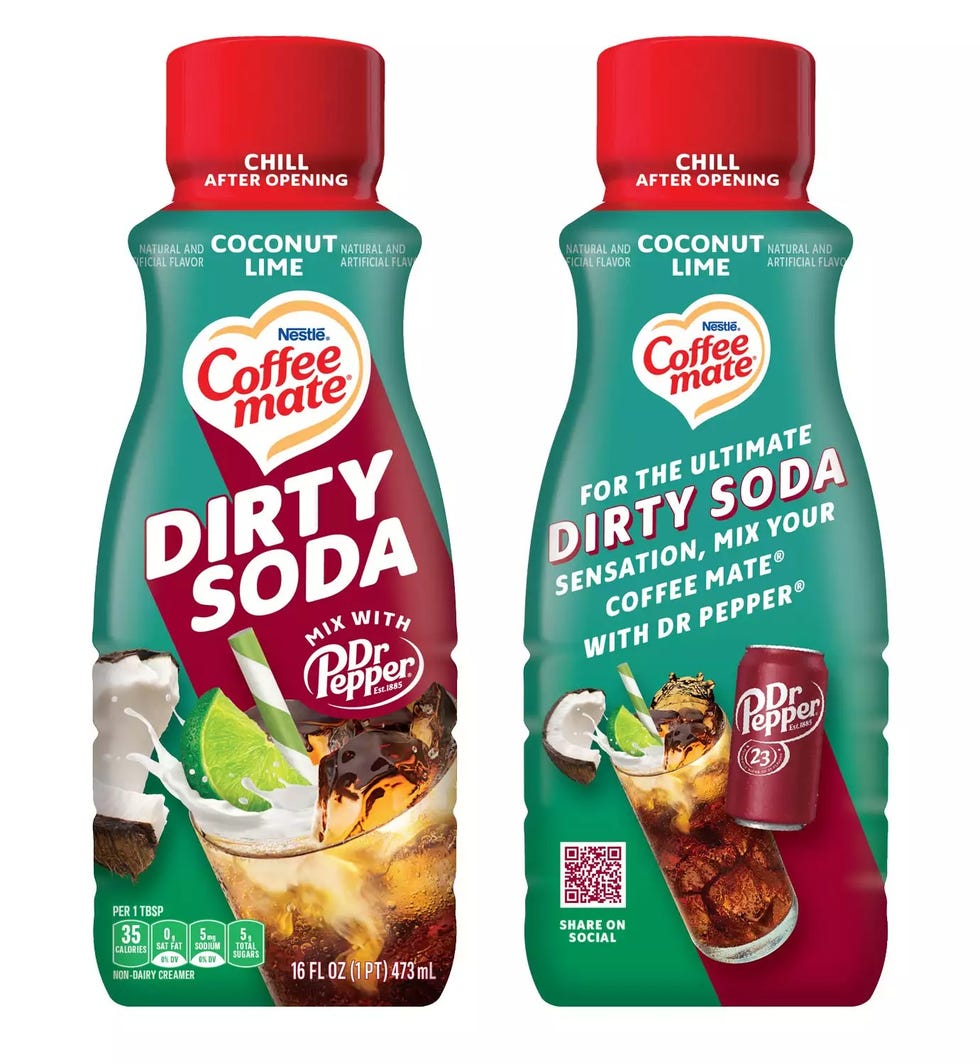 Coffee Mate Partners With Dr Pepper for a New Dirty Soda Creamer