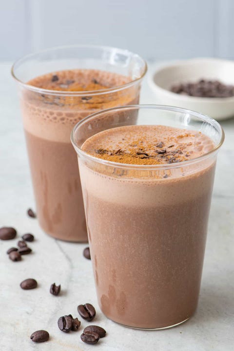 high protein smoothie, coffee smoothie