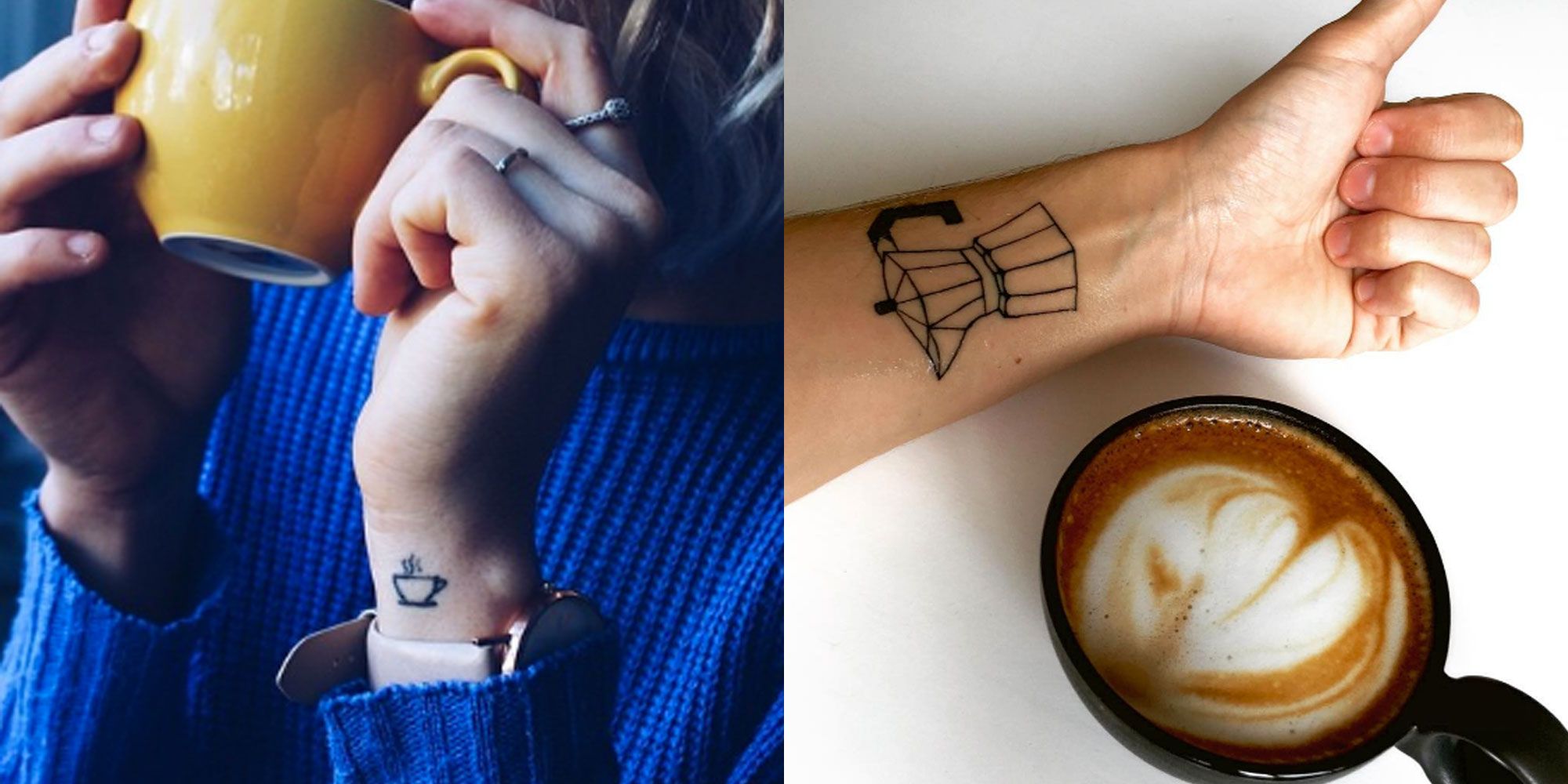 I M O N on Instagram A Tiny Coffee Mug  small and simple but I love  it  coffee coffeelove     saphirta  Tatuagens retro  Tatuagem Tatuagens