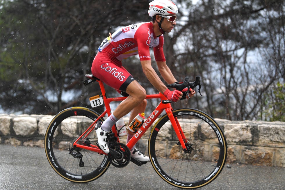 nice, france   august 29 nicolas edet of france and team cofidis solutions credits  during the 107th tour de france 2020, stage 1 a 156km stage from nice moyen pays to nice  tdf2020  letour  on august 29, 2020 in nice, france photo by tim de waelegetty images