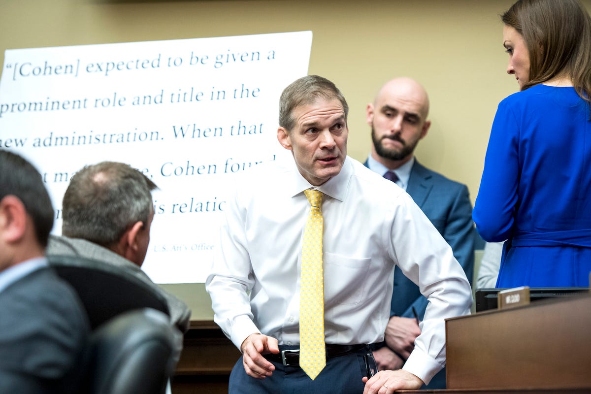 Republican Questioning of Michael Cohen at Hearing Is Bad - Jim Jordan ...